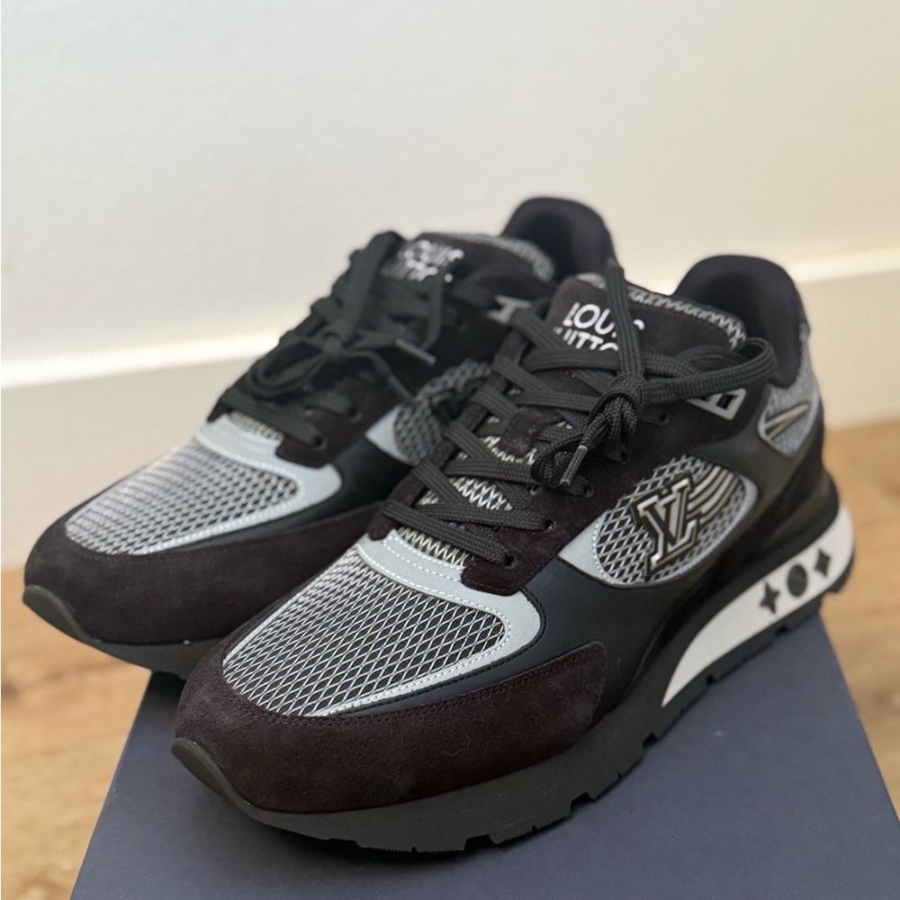 Louis Vuitton Black and Gray Textile